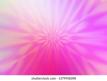 Light Pink vector blurred bright background. Colorful illustration in abstract style with gradient. The background for your creative designs.