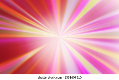 Light Pink vector blurred bright template. Abstract colorful illustration with gradient. New style design for your brand book.