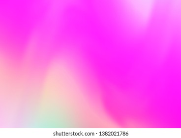 Light Pink vector blurred bright template. Modern geometrical abstract illustration with gradient. The background for your creative designs.