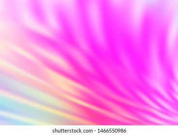 Light Pink vector blurred bright pattern. Glitter abstract illustration with an elegant design. A completely new template for your design.