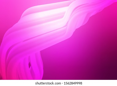 Light Pink vector blurred bright pattern. Colorful illustration in abstract style with gradient. The best blurred design for your business.