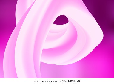 Light Pink vector blurred bright texture. Colorful illustration in abstract style with gradient. Completely new design for your business.