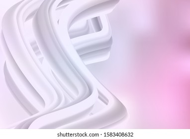 Light Pink vector blurred bright pattern. A completely new colored illustration in blur style. New design for your business.