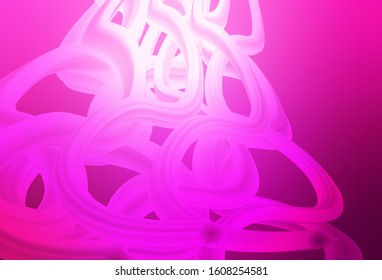 Light Pink vector blurred bright template. An elegant bright illustration with gradient. New design for your business.