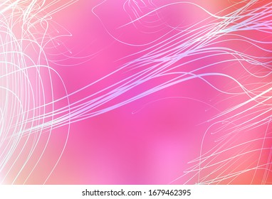 El vector rosa claro difuminó la textura brillante. Nueva ilustración de color en estilo borroso con degradado. Fondo para los diseños.