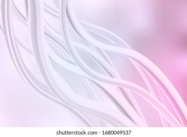 Light Pink vector blurred bright template. New colored illustration in blur style with gradient. Elegant background for a brand book.