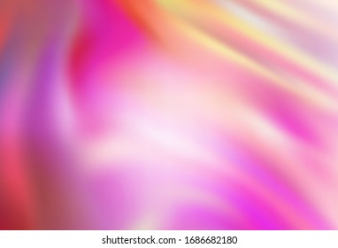 El vector rosa claro difuminó el patrón brillante. Ilustración abstracta de color con degradado. Nueva forma de tu diseño.