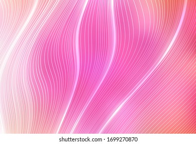 Light Pink vector blurred bright template. Glitter abstract illustration with gradient design. New design for your business.