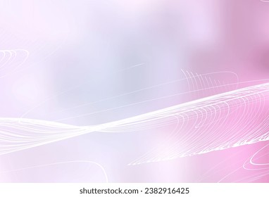 Light Pink vector blurred bright texture. Creative illustration in halftone style with gradient. New design for your business.