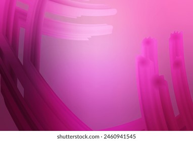 Light Pink vector blurred bright template. Creative illustration in halftone style with gradient. Elegant background for a brand book.