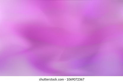 Light Pink vector blurred and colored background. A vague abstract illustration with gradient. The textured pattern can be used for background.