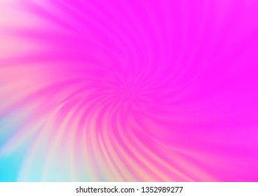 Light Pink vector blurred and colored background. Modern geometrical abstract illustration with gradient. The template can be used for your brand book.