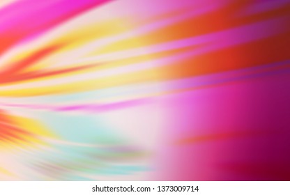 Light Pink vector blurred and colored pattern. Modern abstract illustration with gradient. Background for designs.