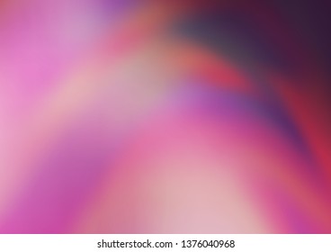 Light Pink vector blurred and colored background. Modern geometrical abstract illustration with gradient. The best blurred design for your business.