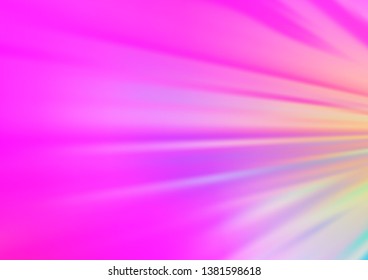 Light Pink vector blurred and colored background. A vague abstract illustration with gradient. The template can be used for your brand book.