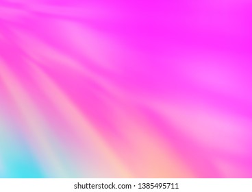Light Pink vector blurred and colored template. Creative illustration in halftone style with gradient. The blurred design can be used for your web site.