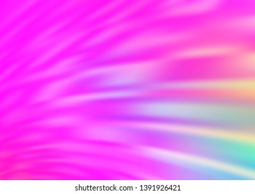 Light Pink vector blurred and colored background. Modern geometrical abstract illustration with gradient. The template for backgrounds of cell phones.