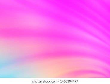 Light Pink vector blurred and colored template. Colorful abstract illustration with gradient. A completely new template for your design.