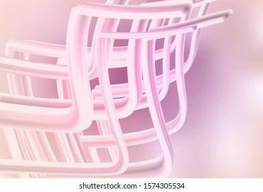 Light Pink vector blurred and colored pattern. Glitter abstract illustration with gradient design. Background for a cell phone.