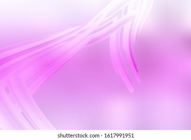 Light Pink vector blurred and colored pattern. A completely new colored illustration in blur style. Background for designs.