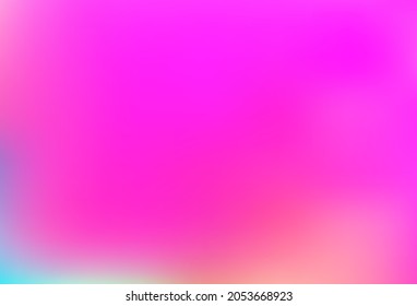 Light Pink vector blurred and colored background. Colorful illustration in abstract style with gradient. Template for cell phones.