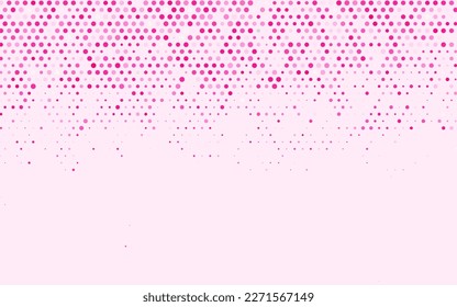 Light Pink vector Blurred decorative design in abstract style with bubbles. Beautiful colored illustration with blurred circles in nature style. Modern design for a business card.