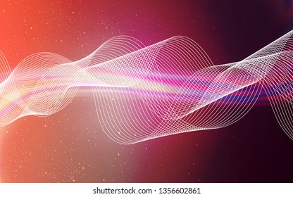 Light Pink vector blurred pattern. Shining colored illustration in smart style. New style design for your brand book.