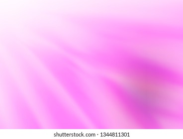 Light Pink vector blurred shine abstract background. Colorful illustration in abstract style with gradient. The template can be used for your brand book.