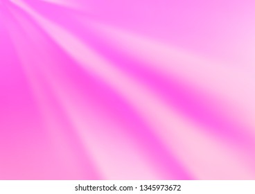 Light Pink vector blurred shine abstract background. Modern geometrical abstract illustration with gradient. Brand new style for your business design.