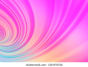 Light Pink vector blurred shine abstract background. Modern geometrical abstract illustration with gradient. The template can be used for your brand book.