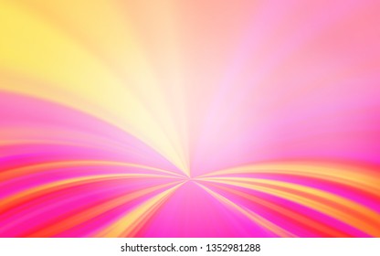 Light Pink vector blurred shine abstract template. Modern abstract illustration with gradient. Background for designs.