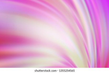 Light Pink vector blurred shine abstract template. New colored illustration in blur style with gradient. Completely new design for your business.