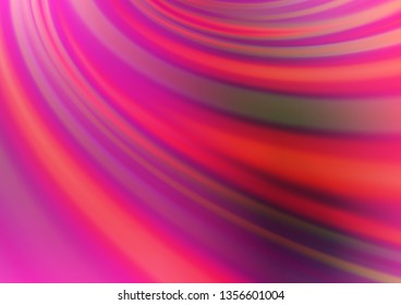 Light Pink vector blurred shine abstract template. Glitter abstract illustration with an elegant design. A completely new template for your design.
