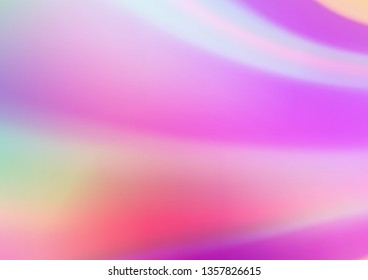 Light Pink vector blurred shine abstract background. Colorful illustration in abstract style with gradient. The template for backgrounds of cell phones.
