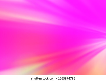Light Pink vector blurred shine abstract background. Colorful abstract illustration with gradient. Brand new design for your business.