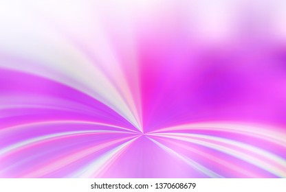 Light Pink vector blurred shine abstract template. Shining colored illustration in smart style. Smart design for your work.