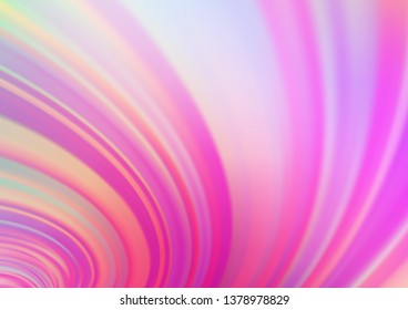 Light Pink vector blurred shine abstract pattern. Glitter abstract illustration with an elegant design. Brand new style for your business design.