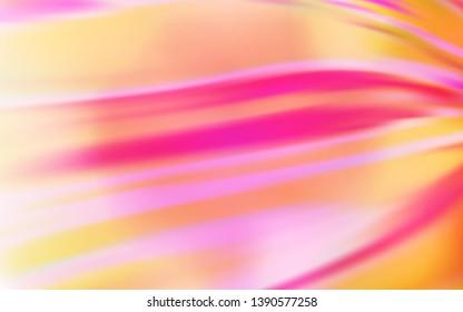 Light Pink vector blurred shine abstract texture. An elegant bright illustration with gradient. Elegant background for a brand book.