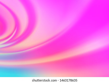 Light Pink vector blurred shine abstract template. An elegant bright illustration with gradient. The best blurred design for your business.