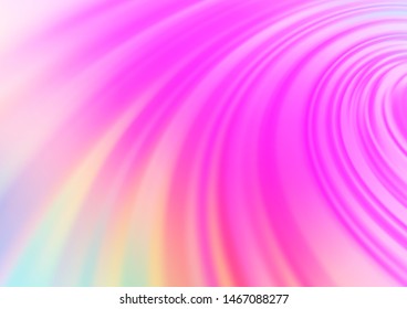Light Pink vector blurred shine abstract template. Colorful abstract illustration with gradient. Brand new design for your business.