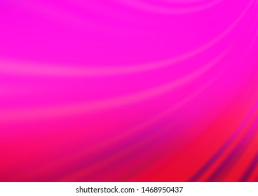 Light Pink vector blurred shine abstract pattern. Colorful illustration in abstract style with gradient. The template for backgrounds of cell phones.