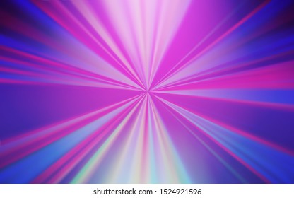 Light Pink vector blurred shine abstract texture. A completely new colored illustration in blur style. New way of your design.