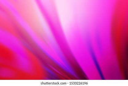 Light Pink vector blurred shine abstract template. Shining colored illustration in smart style. Elegant background for a brand book.