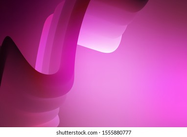 Light Pink vector blurred shine abstract template. Abstract colorful illustration with gradient. New way of your design.