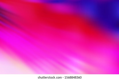 Light Pink vector blurred shine abstract texture. Creative illustration in halftone style with gradient. New style design for your brand book.