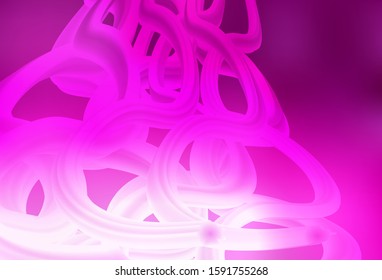 Light Pink vector blurred shine abstract background. Creative illustration in halftone style with gradient. New way of your design.