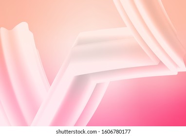 Light Pink vector blurred shine abstract background. Abstract colorful illustration with gradient. New style design for your brand book.