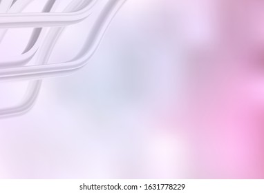 Light Pink vector blurred shine abstract background. Shining colorful illustration in smart style. Elegant background for a brand book.