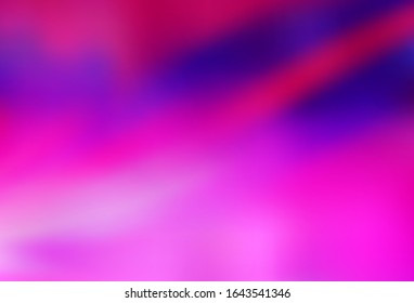 Light Pink vector blurred shine abstract template. New colored illustration in blur style with gradient. Elegant background for a brand book.