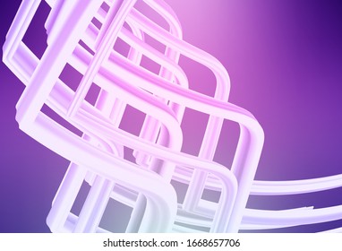 Light Pink vector blurred shine abstract texture. Creative illustration in halftone style with gradient. Elegant background for a brand book.